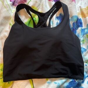 Lululemon running Black Sports Bra